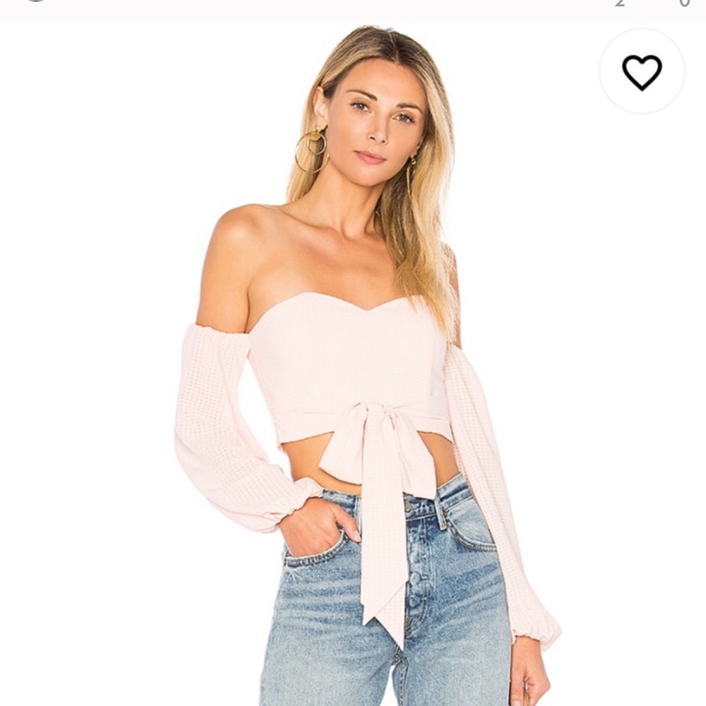 REVOLVE Maya Off Shoulder Cropped Top